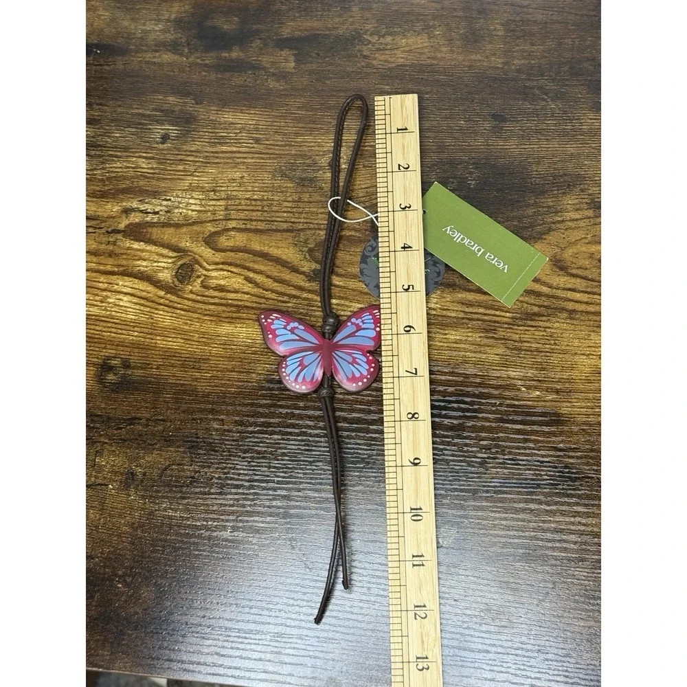 Vera‎ Bradley Wicked Glinda Upland Bag Charm Tag Butterfly